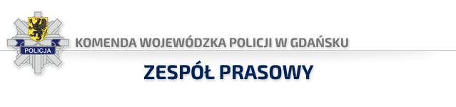 Komenda Wojewódzka Policji w Gdańsku - LOGO, zespól prasowy