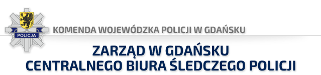 Komenda Wojewódzka Policji w Gdańsku - LOGO, zarząd w gdańsku centralnego biura śledczego policji