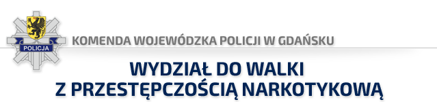 Komenda Wojewódzka Policji w Gdańsku - LOGO, wydział do walki z przestępczością narkotykową