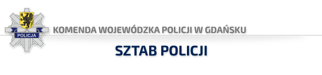 Komenda Wojewódzka Policji w Gdańsku - LOGO, sztab policji