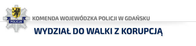 Komenda Wojewódzka Policji w Gdańsku - LOGO, wydział do walki z korupcją