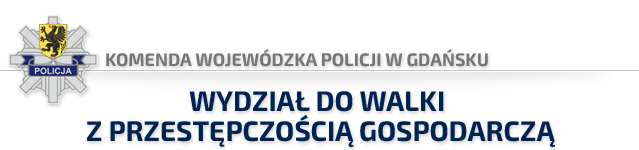 Komenda Wojewódzka Policji w Gdańsku - LOGO, wydział do walki z przestępczością gospodarczą