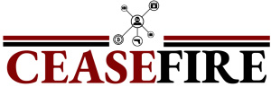 CEASEFIRE logo graficzne projektu
