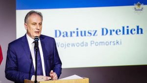 Wojewoda Pomorski Pan Dariusz Drelich - w trakcie przemówienia