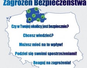 Mapa zagrożęń- plakat