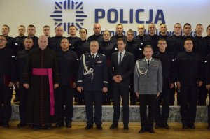 ŚLUBOWANIE NOWO PRZYJĘTYCH POLICJANTÓW