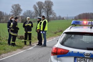 policjanci na drodze