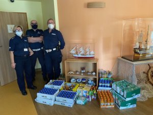 Policjanci z wizytą w hospicjum