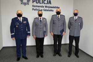 Oficjalne wprowadzenie nowego p.o. Zastępcy Naczelnika Wydziału Wywiadu Kryminalnego w Komendzie Wojewódzkiej Policji w Gdańsku i p.o. Zastępcy Komendanta Miejskiego Policji w Gdańsku