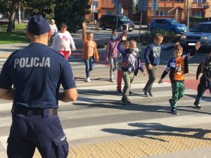 policjanci na drodze