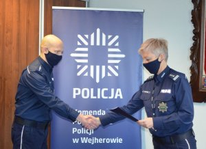 Wyróżniony policjant