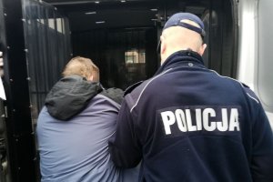 policjant i zatrzymany