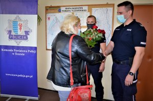 Tczewianka podziękowała policjantom