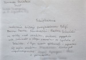 Tczewianka podziękowała policjantom