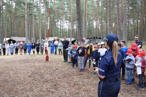 policjanci kontrolowali obozy harcerskie