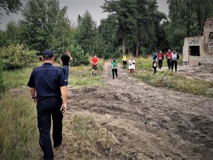 wspólne ćwiczenia policjantów i strażaków