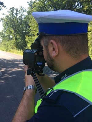 policjanci w trakcie akcji &quot;motocykle&quot;