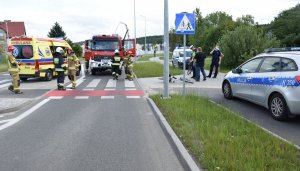 zderzenie pojazdu i roweru