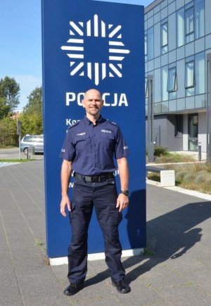 policjant z KMP w Gdańsku i jego pasja do wyczynowej jazdy rowerem