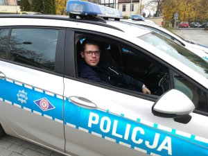 nowy policjant w komendzie  w Pruszczu Gdańskim