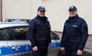 policjanci którzy uratowali 15- latkę