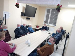 dzielnicowa na spotkaniu z seniorami