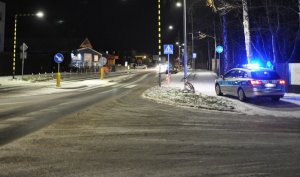 policjanci podczas pracy przy zdarzeniach drogowych