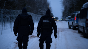 policjanci z Pomorza na wschodniej granicy