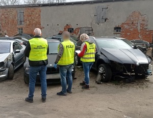 policjanci podczas wspólnych działań