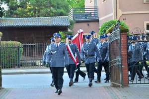 policjanci podczas święta policji w Kościerzynie