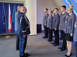 policjanci podczas obchodów Święta Policji