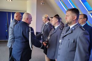 policjanci podczas obchodów Święta Policji