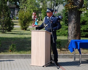 policjanci podczas obchodów święta Policji