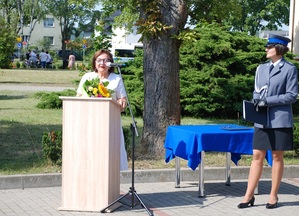 policjanci podczas obchodów święta Policji