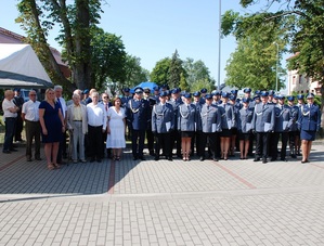 policjanci podczas obchodów święta Policji