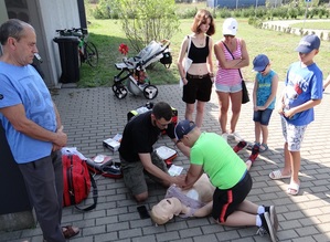 policjanci podczas obchodów święta Policji