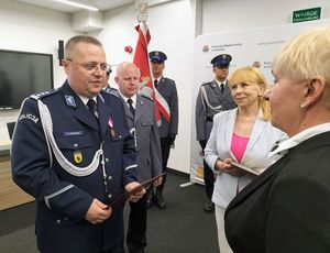 policjanci podczas obchodów święta Policji