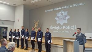 policjanci podczas obchodów święta Policji