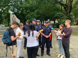 policjanci nagrodzeni podczas konferencji