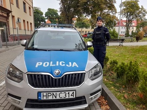 policjantka, która zatrzymała pijanego kierowcę