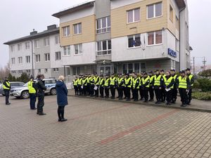 wspólne patrole z uczniami mundurówki