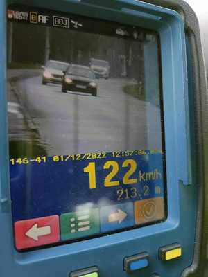zdjęcie z miernika prędkości