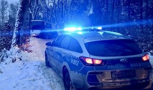 policjanci pracowali na miejscu wypadku drogowego