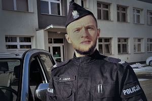 policjant z OPP Gdańsk