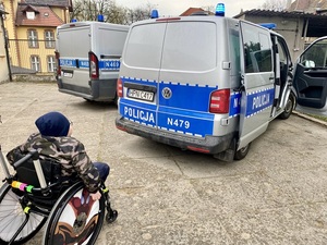 policjanci spełnili marzenie 8-latka