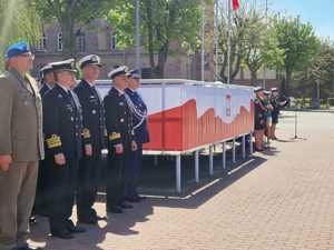 Obchody Święta Straży Granicznej. W uroczystości uczestniczył nadinsp. Andrzej Łapiński Komendant Wojewódzki Policji w Gdańsku.