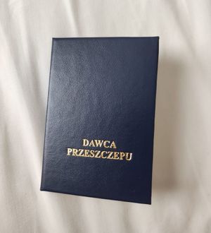 policjant oddał szpik kostny