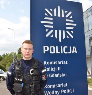 policjant oddał szpik kostny