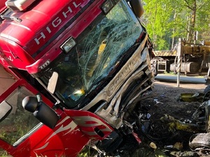 policjanci pracowali na miejscu tragicznego wypadku