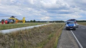 służby na miejscu zdarzenia